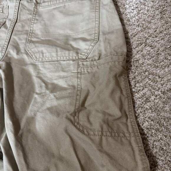 Outdoor Life Pants Mens 32x30 Khaki Utility Workwear Cargo Cotton Hiking - Picture 7 of 11